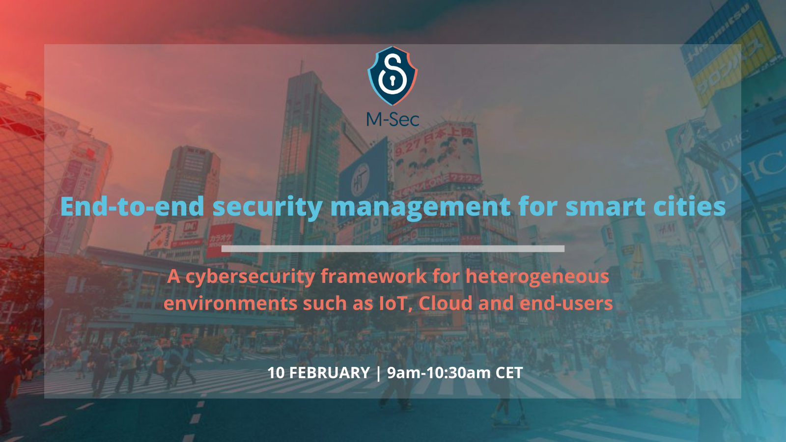 End-to-end security management for smart cities. Want to know more?